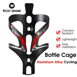 WEST BIKING Bike Ultralight Bicycle Bottle Holder Aluminum Alloy MTB Mountain Road Bike Cycling Fixed Gear Water Bottle Cage