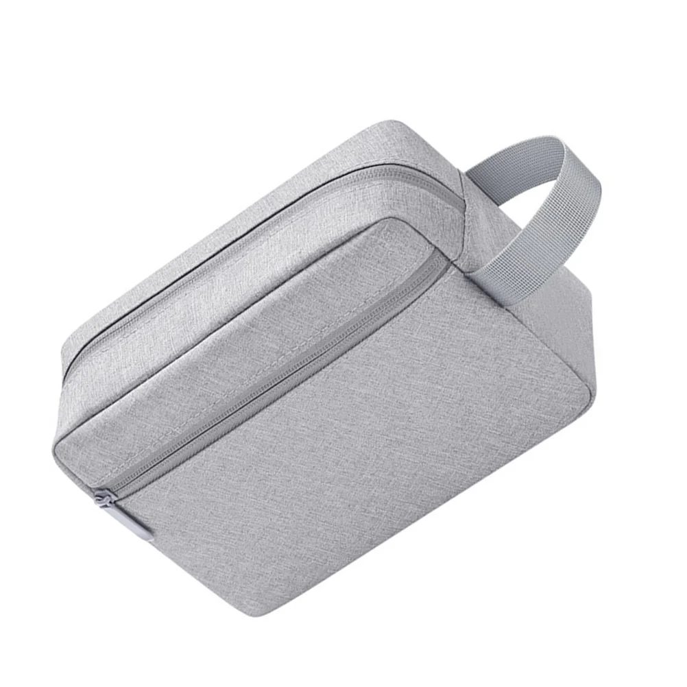 

Earphone Organizer Polyester Case Storage Bag Portable Handbag Electronics Accessories Double Layer Pouch