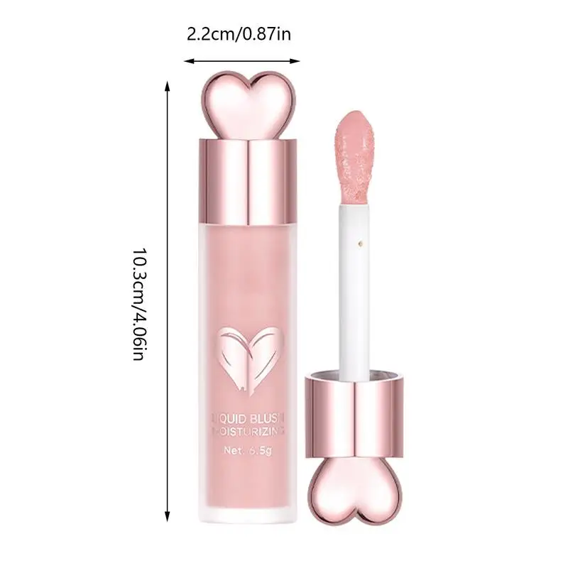 Liquid Blush Pink Blush Makeup for Cheek Shimmer Pink Blush Stick Waterproof Multifunctional Face Blush Makeup for Eyeshadow