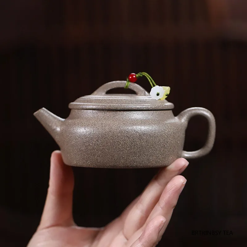 

160 мл традиционный чайник Исин из фиолетовой глины, чайник ручной работы, бытовой чайник Цзыша, чайная посуда, китайский чайный сервиз, аксессуары