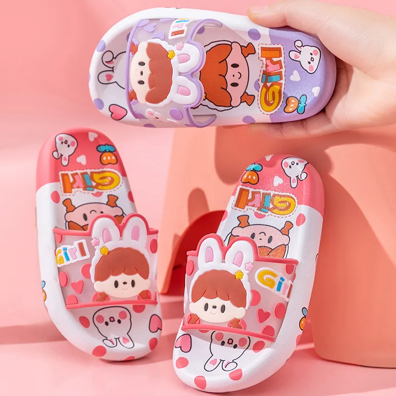 Children Slippers Cartoon Cute Children Indoor Home Anti Slip Girl Slippers Kids Shoe for Girl Kids Slippers Pantuflas Тапочки