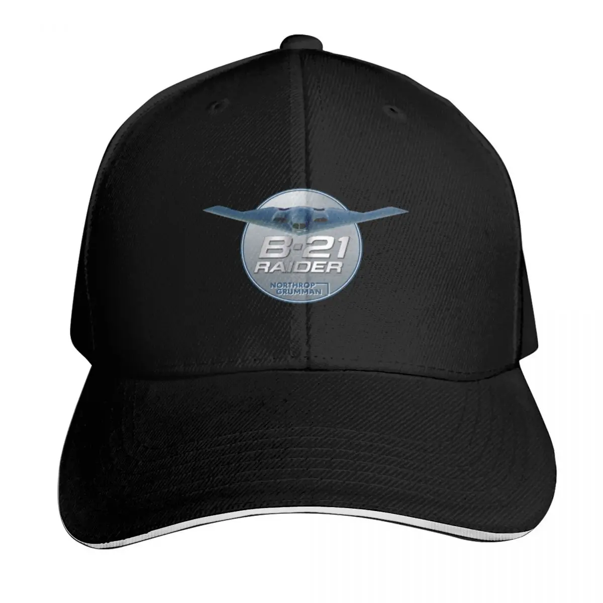 B-21 Raider Baseball Cap Strapback Dad Hat Six Panel Structured Crown Sun Protection UPF 50+