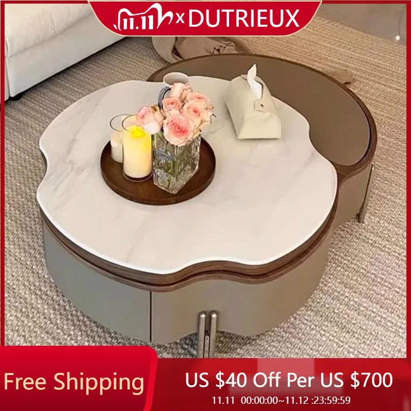 

Accessories Storage Coffee Table Nordic Luxury Delicacy Quality Coffee Tables Trendy Universal Mesa Auxiliar Trendy Furniture