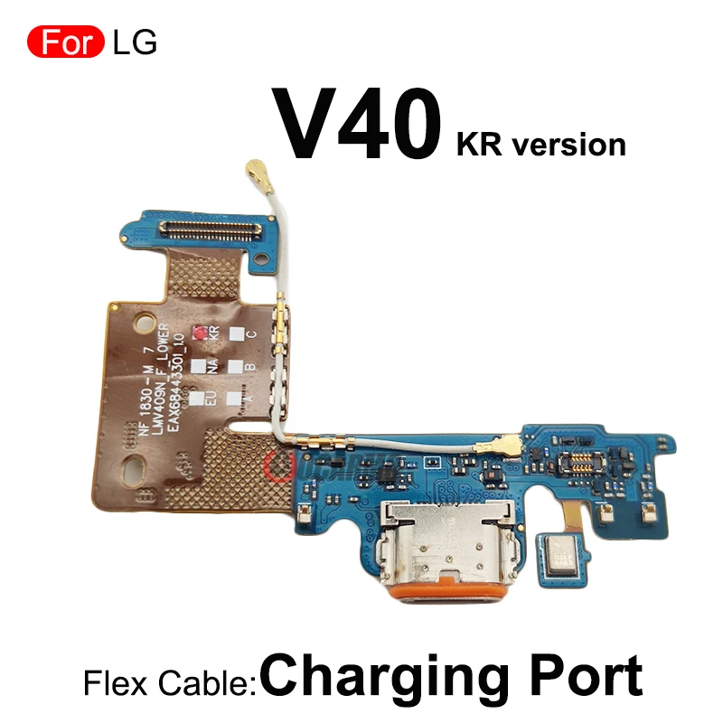 USB Charging Dock Charger Port With Microphone Replacement Parts For LG V30 Plus V35 V40 V50 V60