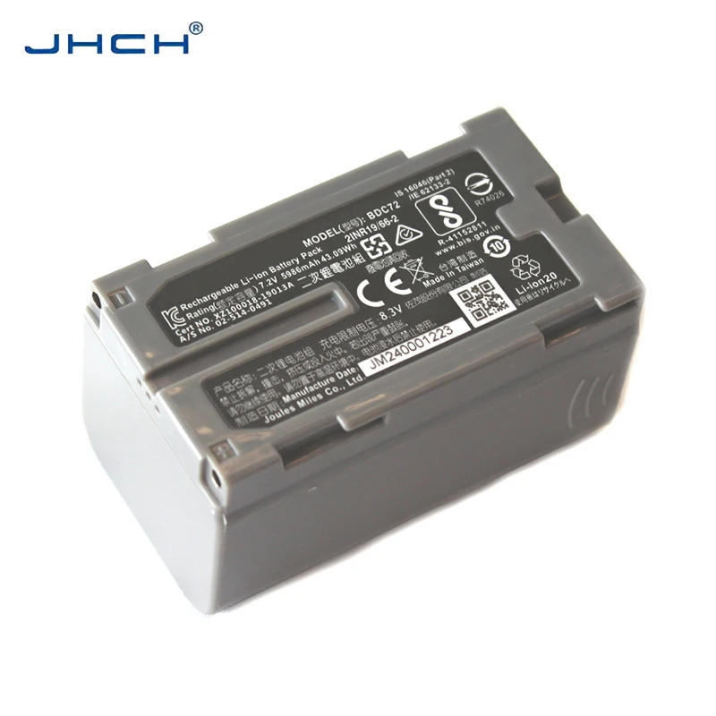 

Аккумулятор Topco BDC72 подходит для тахеометра Topco GM-52 OS-101
