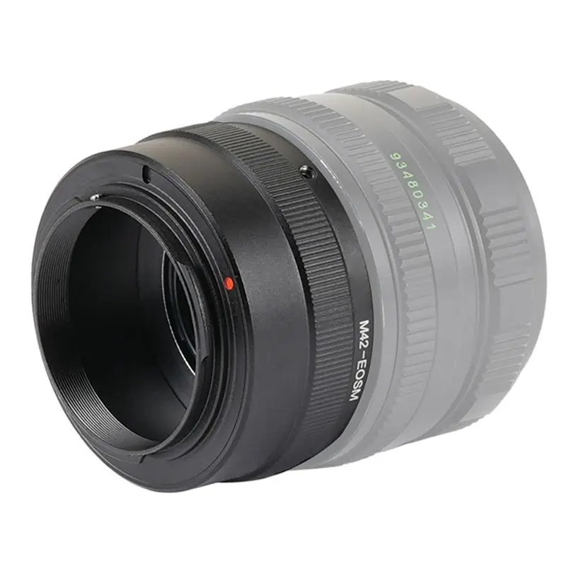 ABRI-Compatible With Canon EOS M EF-M M2 M3 M5 M5II M6 M10 M50 M50II M100 M42-EOSM Adapter Ring For M42 42Mm Lens Camera