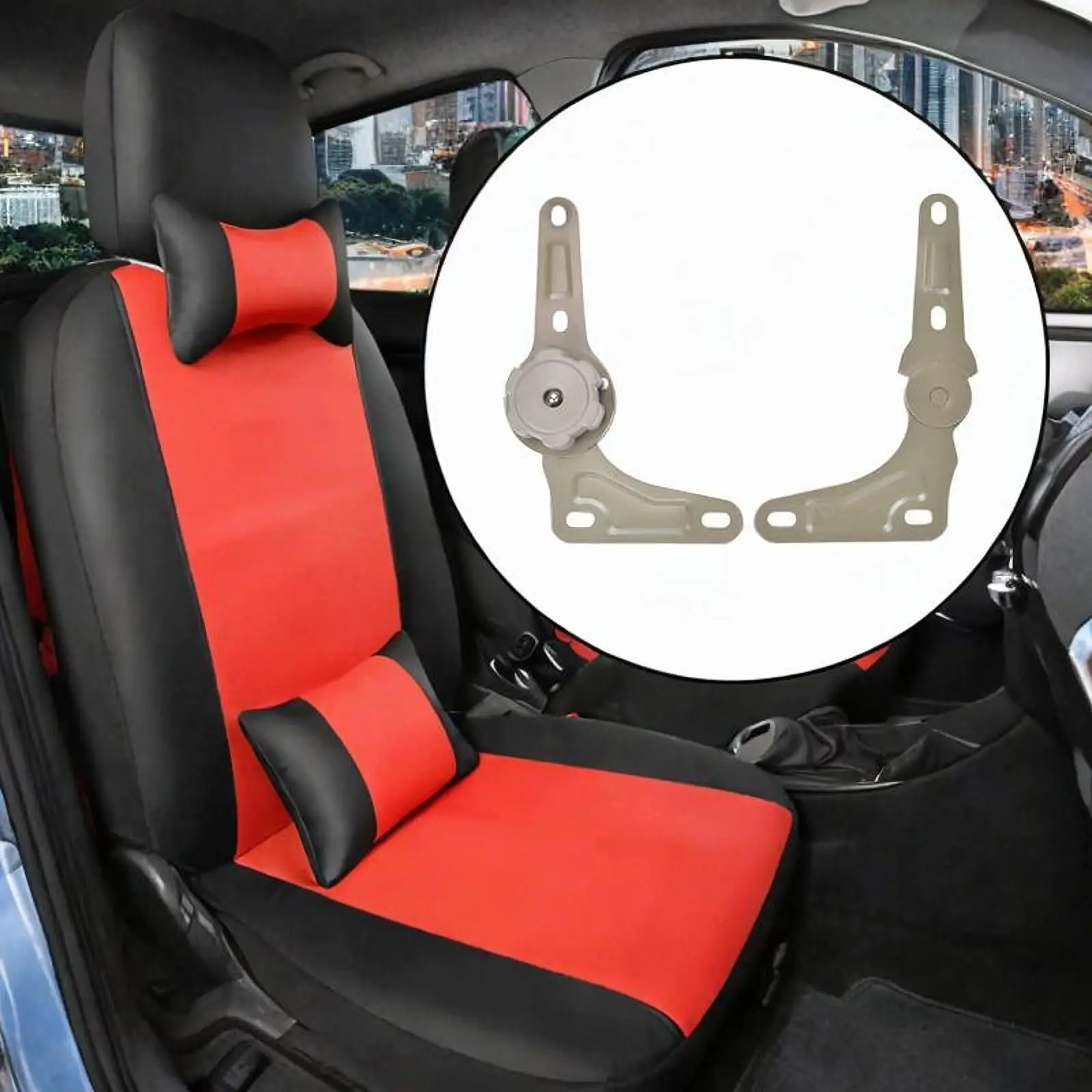 2 Pieces EV Seat Angle Adjuster Spare Part Modified Part Seat Regulator