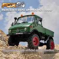 Fms New 1/24 Unimog Fcx Series Off Road 4wd Rc Climbing Car Remote Control Electric Simulation Car Model Adult Toy Gift