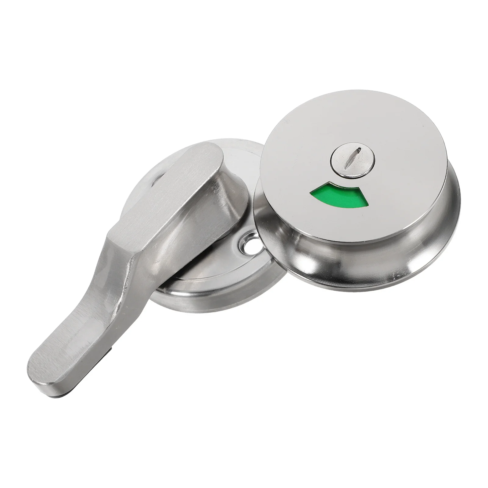 

Stainless Steel Indicator Lock Durable Privacy Handle Lock for Bathroom Door Bolt Heavy Duty Security Latch Door Latch