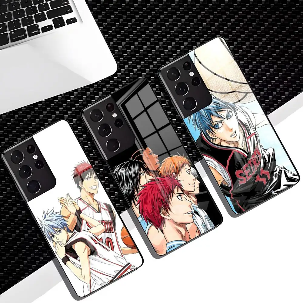 Anime Kuroko's Basketball Phone Case For Samsung S26 S25 S24 S23 S22 Ultra Plus FE A57 A37 A17 A27 5G Glass Cover