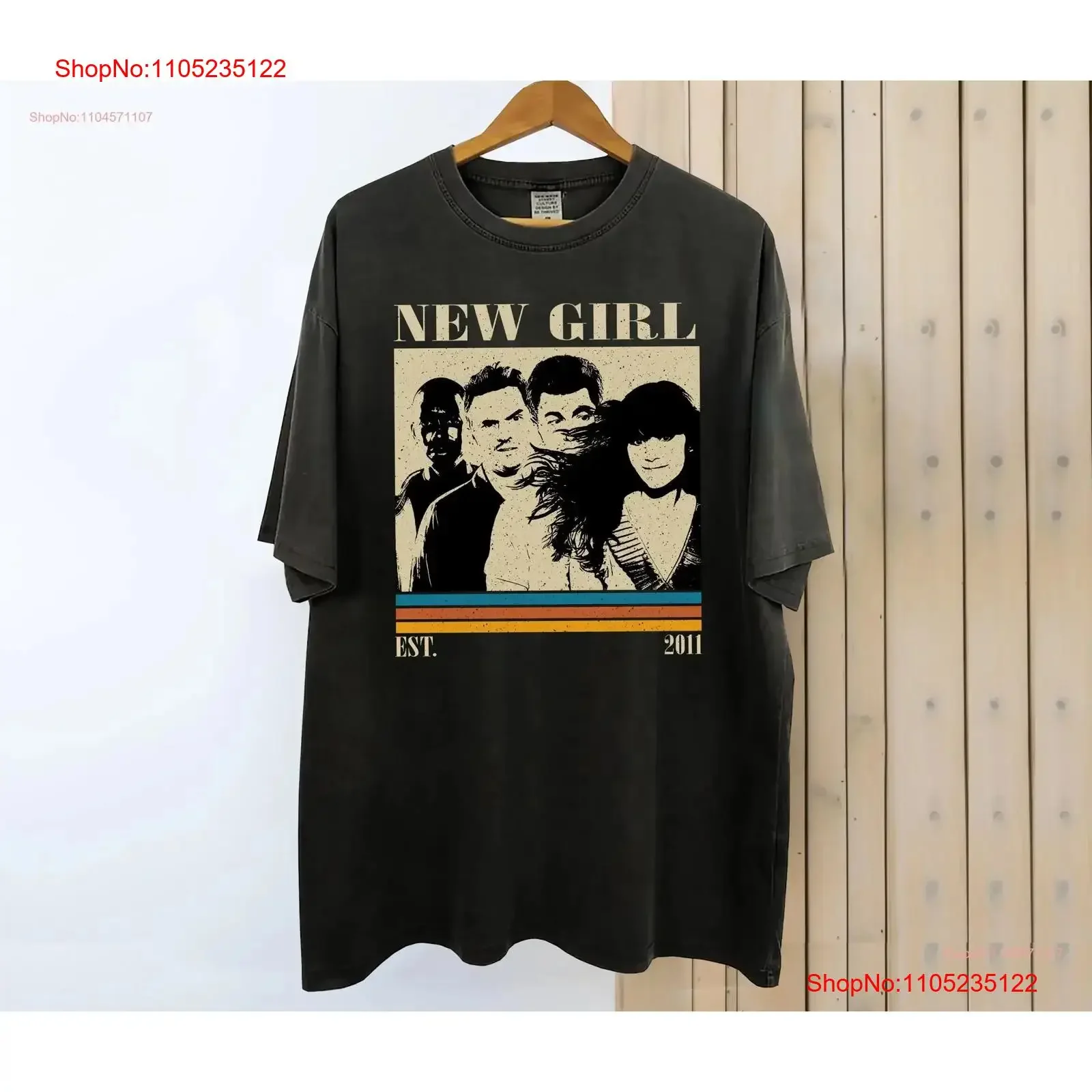 

New Girl Tv Series T Shirt Movie Vintage Retro Classic s for him vintage Washed Soft streetwear Comfortable Stylish Unisex