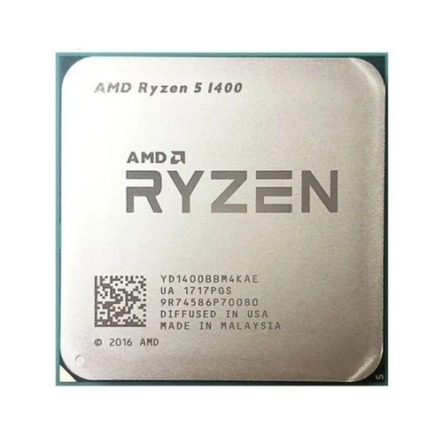 AMD Ryzen 5 1400 R5 1400 Procesador de CPU de ocho hilos y cuatro núcleos de 3,2 GHz YD1400BBM4KAE Socket AM4