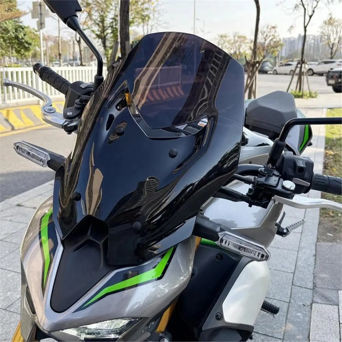 【~-new-a99z】motorcycle-front-windscreen-windshield-deflector-for-z900-z900-se-z900se-2025-2026-screen-protector-accessories