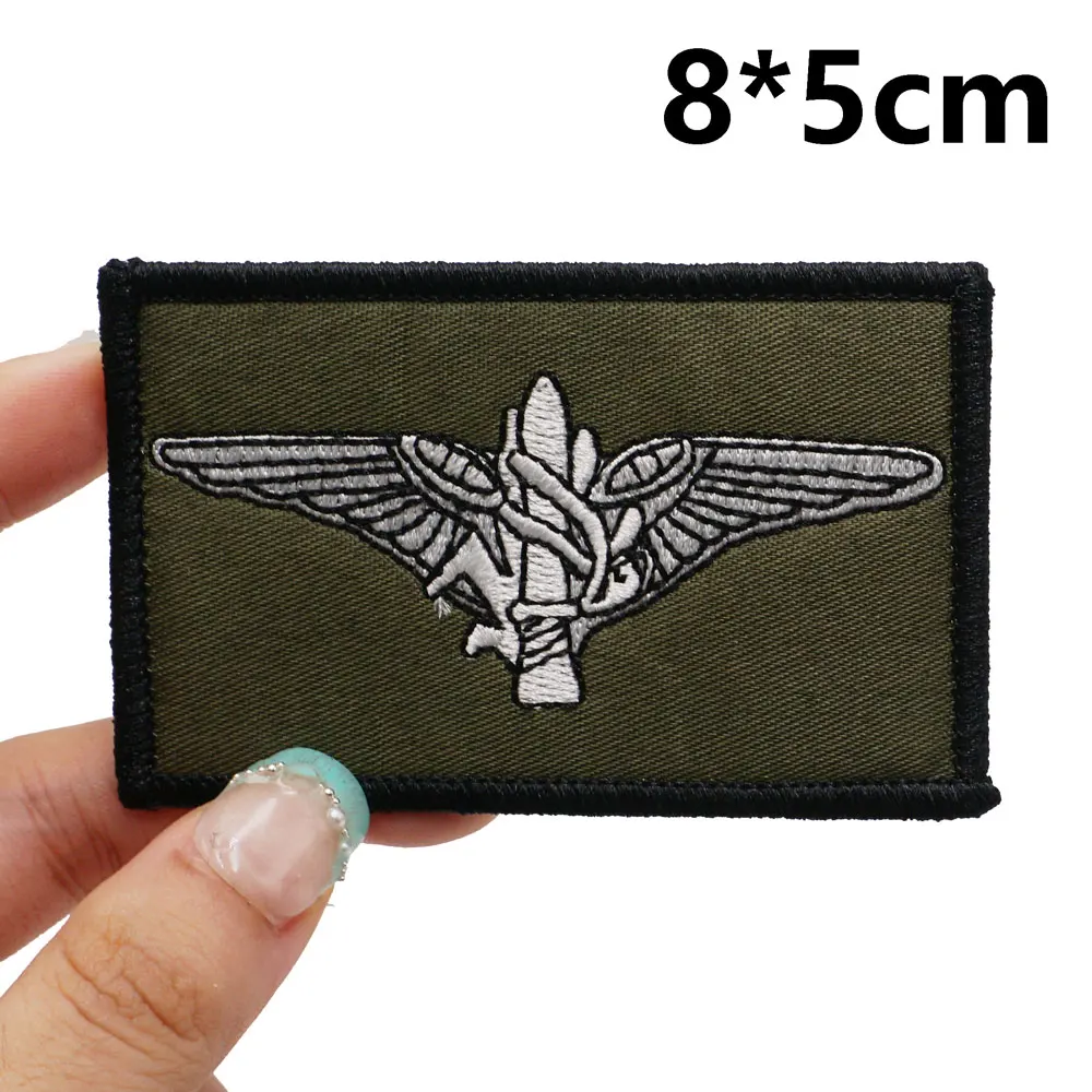 Israel Tactical Embroidery Patches for Backpacks and Clothing military Accessories with Hook backing or sew on