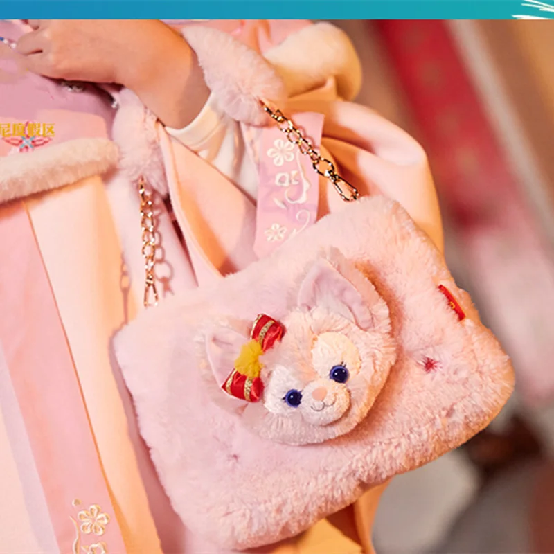 new Original 2024 Spring Festival Linabell Winter Plush Shoulder Bag Kawayi Crossbody Bag Cute Handbag Girl's Birthday Gifts