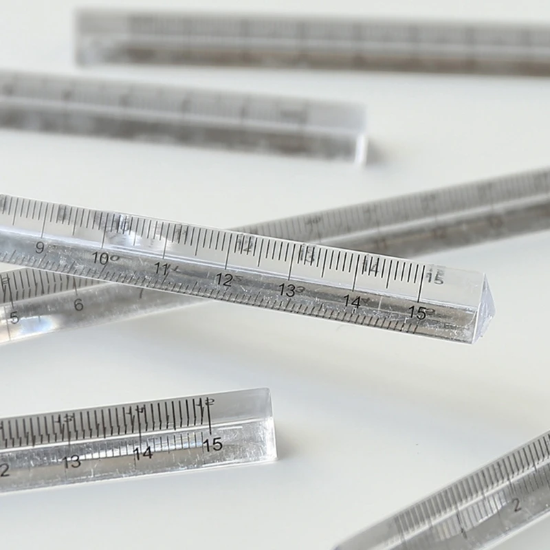 0-15cm Straight Ruler Math Drawing Tool for Engineer Artist Designer Architect Dropship
