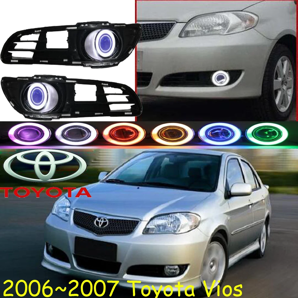 

2006~2007 Противотуманные фары Vios, Бесплатная доставка! Фара Vios, camry, Hiace, tundra,sienna,yaris; дневная лампа Vios
