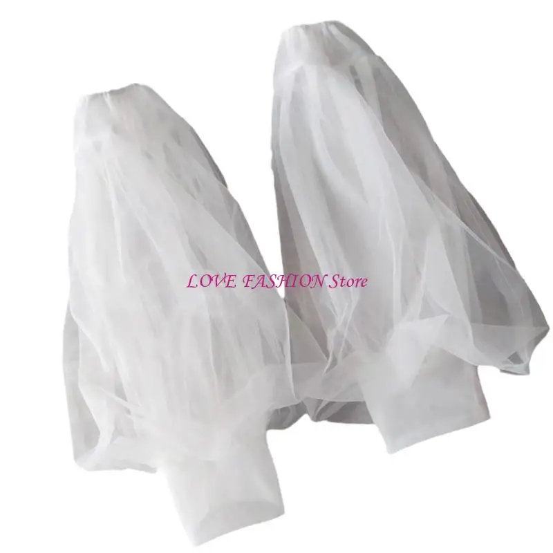 الأكمام ذراع الزفاف التنفس قمادة خفيفة الوزن للعرائس مريحة تناسب Y166
