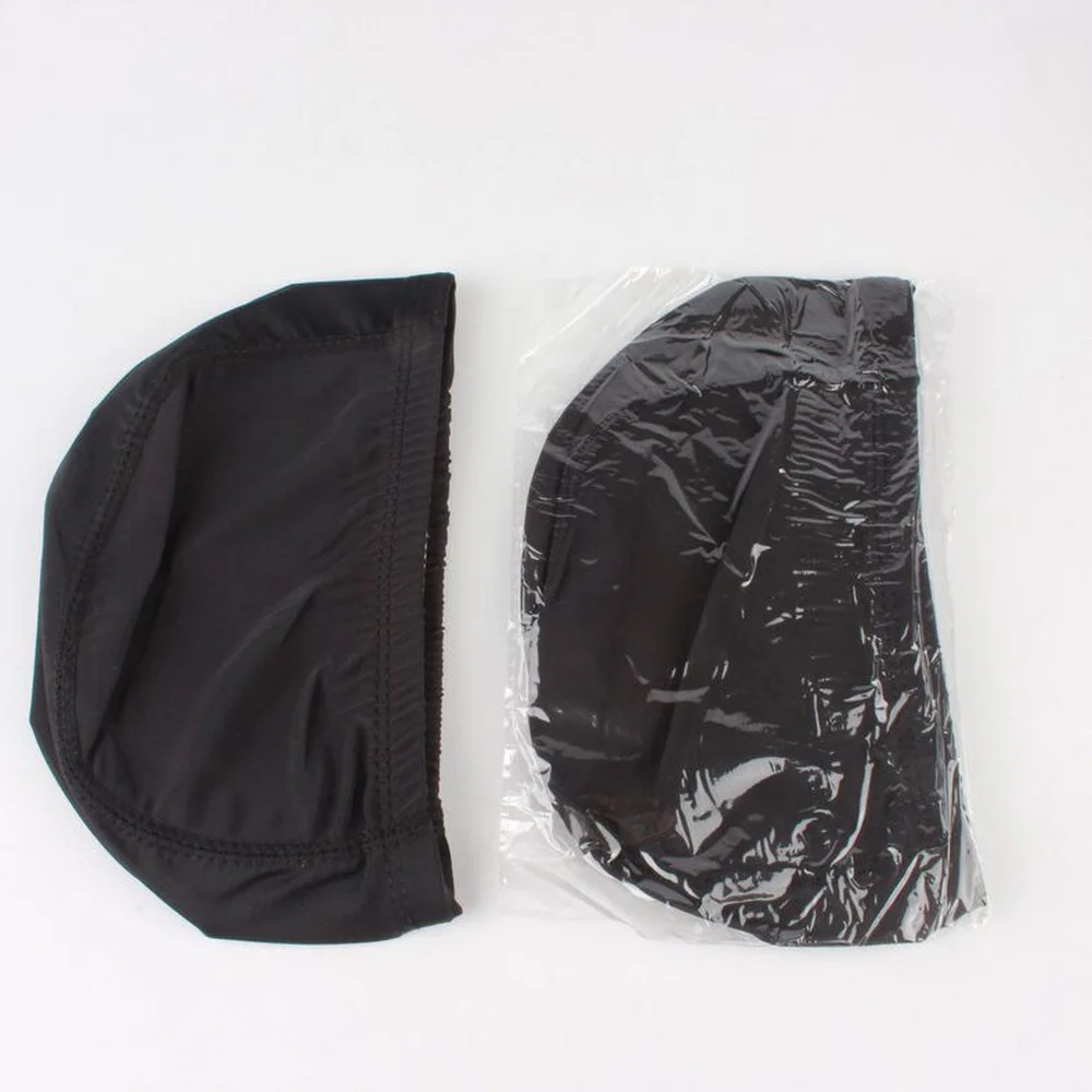 Elastic Swim Cap Polyester Fabric Comfortable Swimming Hat Adult Unisex Breathable Lightweight Water Sports Accessory