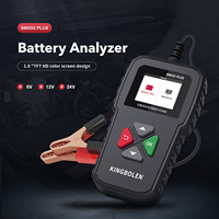 KINGBOLEN BM550 PLUS Car Battery Tester AUTO 6V 12V 24V Battery System Detect Color Screen OBD EOBD CAN Battery Analyzer Tool