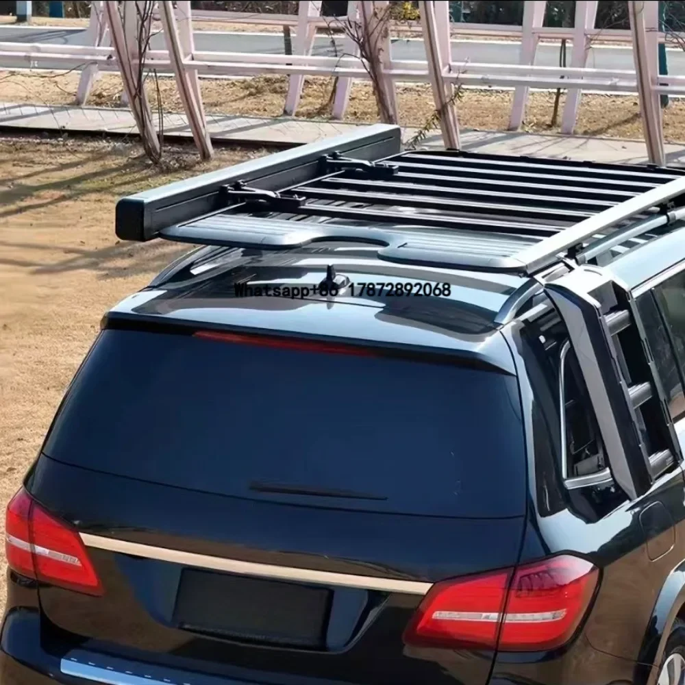 

Aluminum Roof Rack Platform for GLS (2012-2026) - Heavy-Duty Cargo Carrier Tray Ideal for Camping & Off-Road Gear