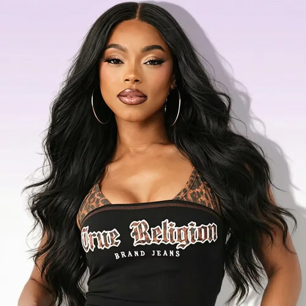 Body Wave V Part Human Hair Wig 28 30 Inch Brazilian Remy Hair 200% Density Machine Made No Leave Out Soft Bouncy Minimal Shed Tangle Free Beginner Friendly For Women
