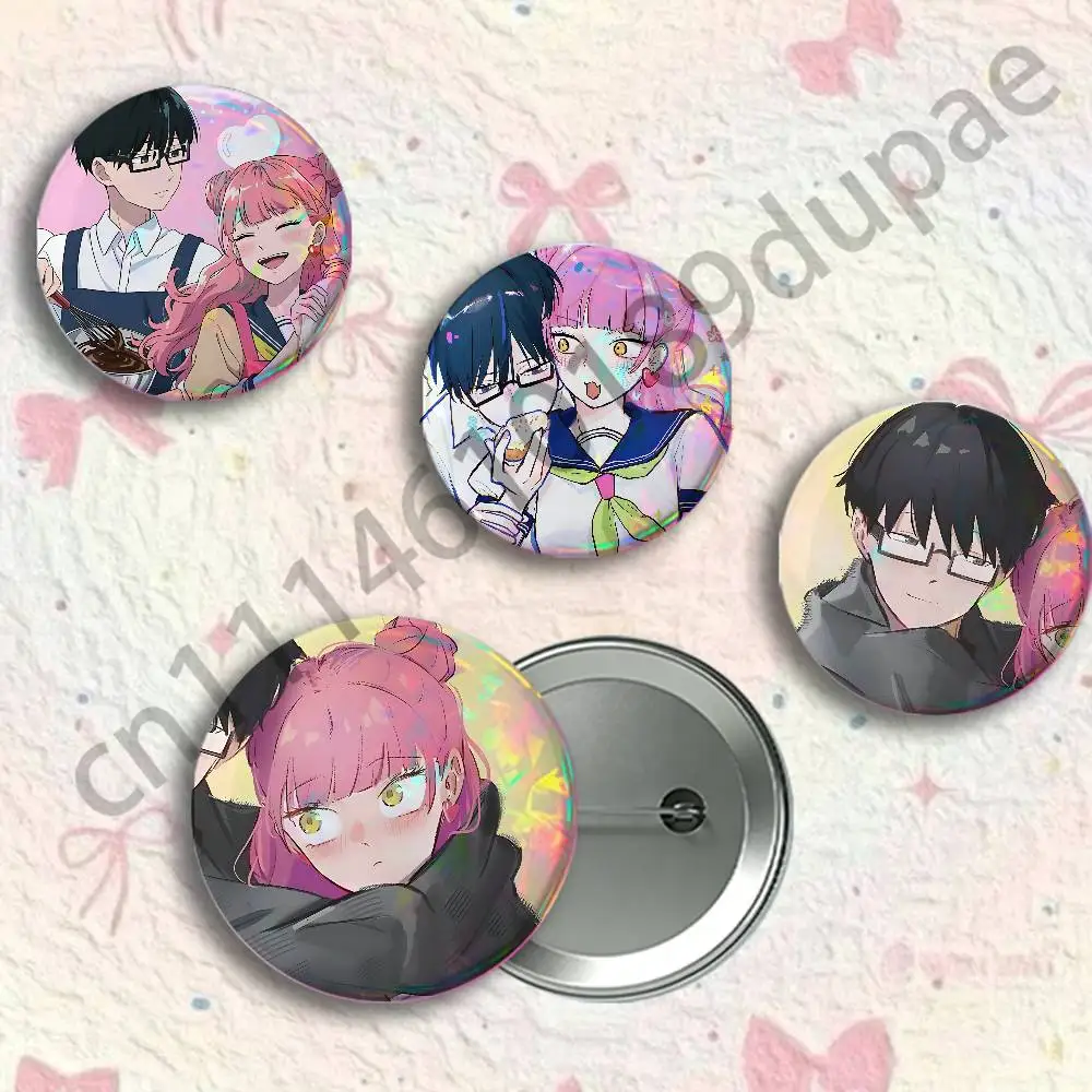 Y-You and I Are Polar Opposites Badges 25 32 44 58 75 mm Round Customizable Wholesale Fan goods Self-made fan freebies