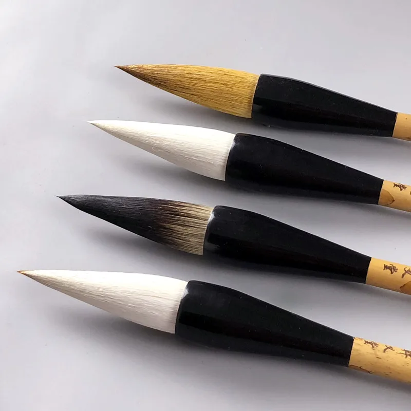 Chinese Calligraphy Brush Pen Set Large Hopper-shaped Brush Writing Couplets Traditional Landscape Ink Painting Brush Caligrafia