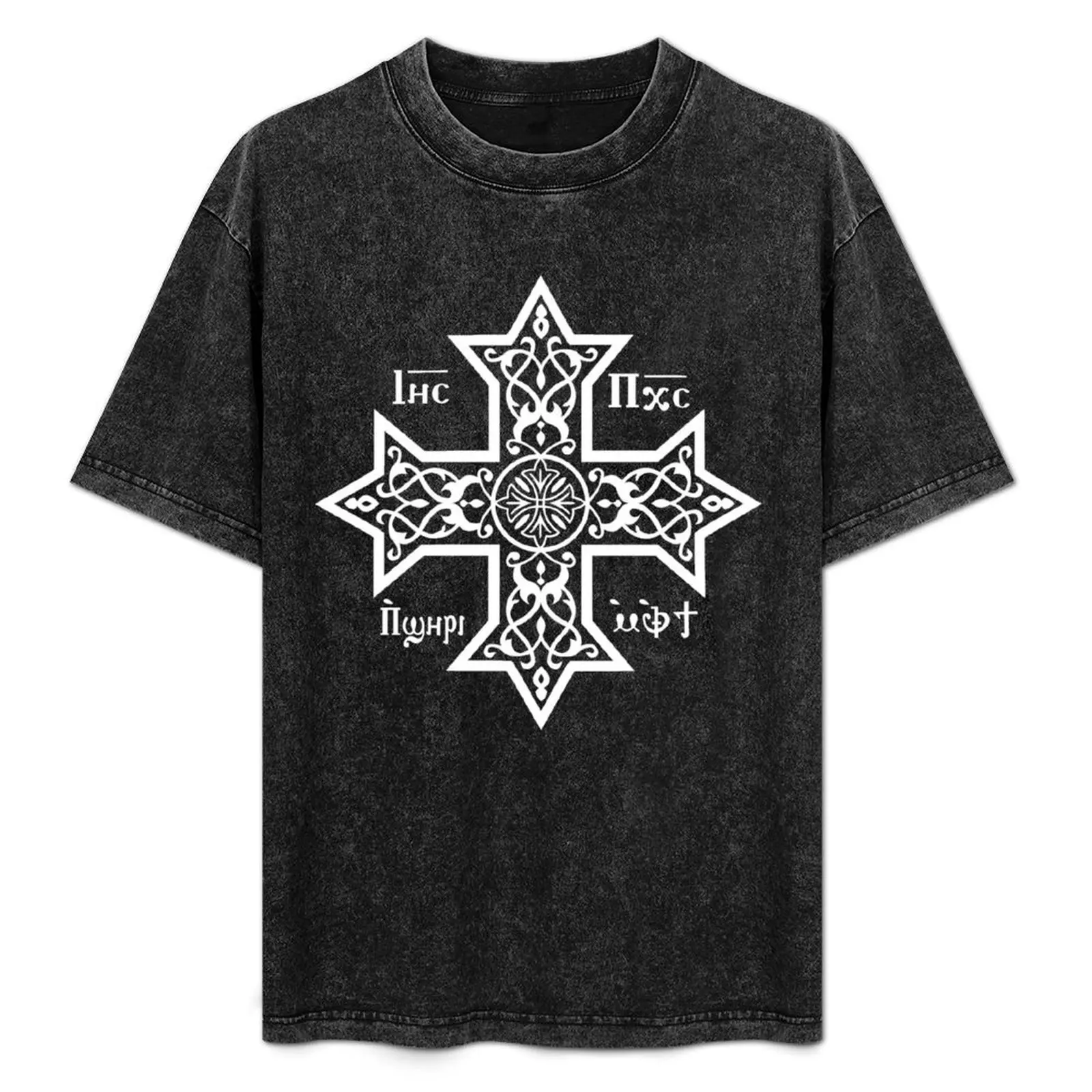 Coptic Orthodox Cross with Jesus Christ the Son of God T-Shirt graphics shirts graphic tee mens clothes