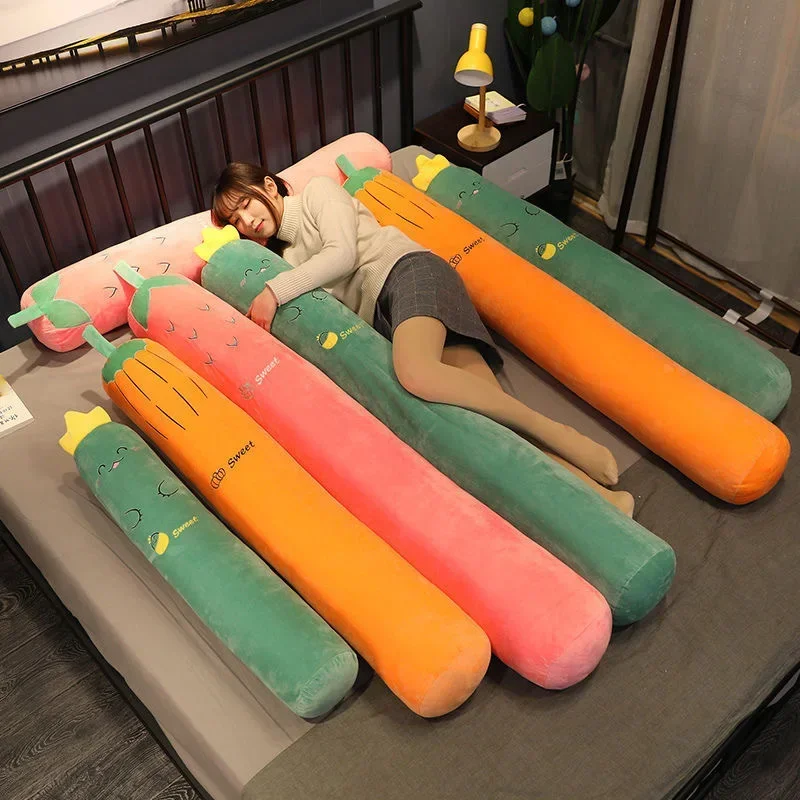 Lovely Cartoon Cylindrical Long Pillow Detachable Washable Side Sleeping Body Pillows Soft Pregnancy Sleep Leg Gripper Pillows