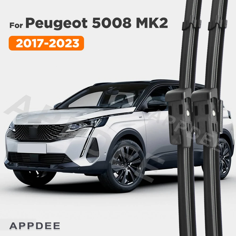 

APPDEE For Peugeot 5008 P87 MK2 2017-2023 2018 2019 2020 2021 2022 Wiper Front Wiper Blades Windscreen Window Brush 28"+16"