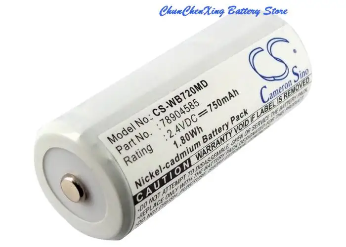 Cameron Sino 750mAh Medical Battery for Welch-Allyn 60700, 60713, 70000, 70200, 70500, 707, 70700,70710,70715,70720, 70750,70751