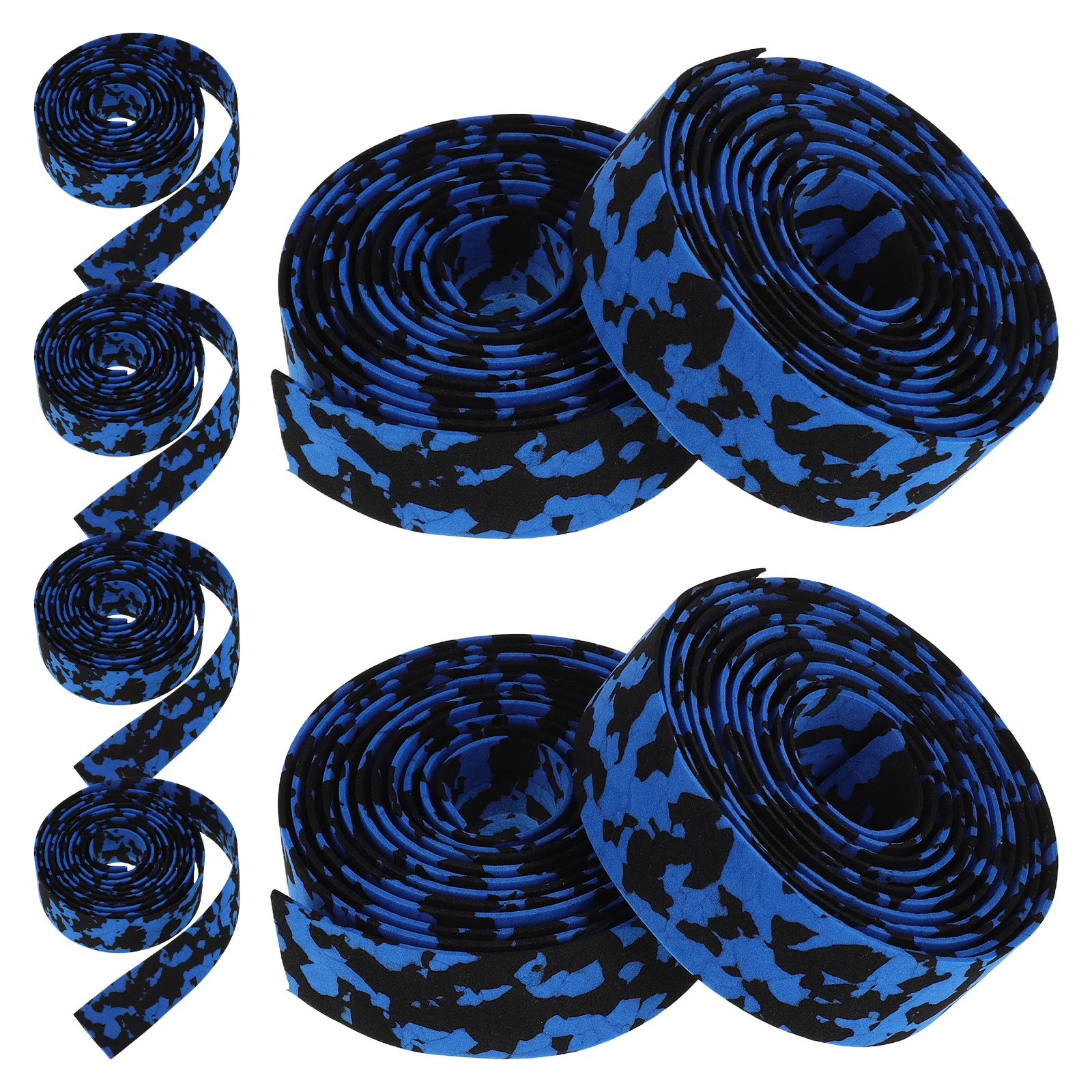 

8pcs Camouflage For Road Mountain Bikes Soft Grips Sweat Absorbent Wraps Bicycle Handlebar Strap Cycling Accessory Lightweight
