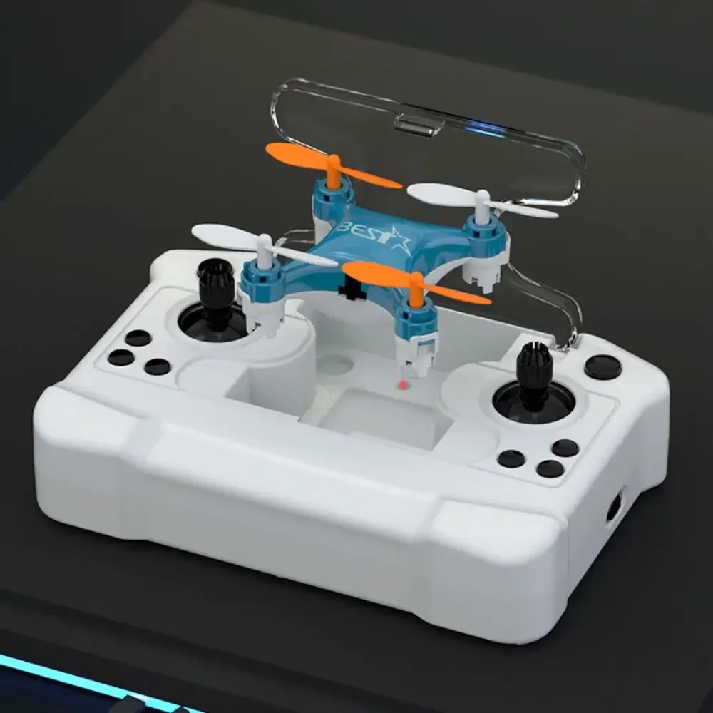 FF kaevixdioABS Mini Remote Control Aircraft Rechargeable Flying Rotation Remote Control Drone Durable Portable