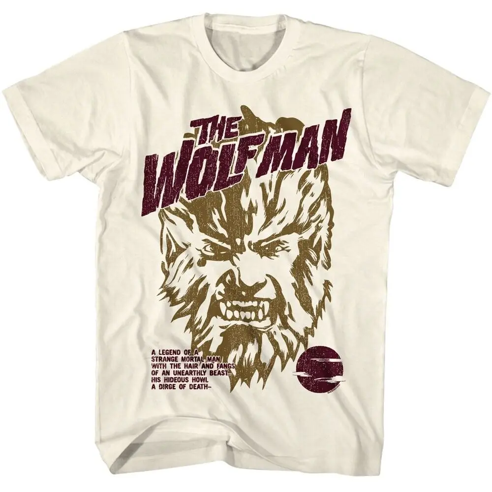 Universal Monsters The Wolfman Men's T Shirt