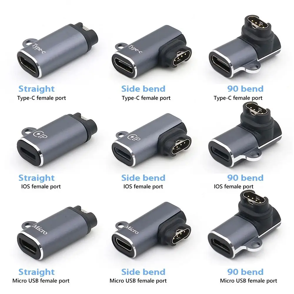 Draagbare Kabel Micro USB Vrouwelijke Opladen Converter Oplader Adapter Type C Voor Garmin Fenix 7 7S 7X 6 6S 6X 5 5S 5X Venu 2 2S