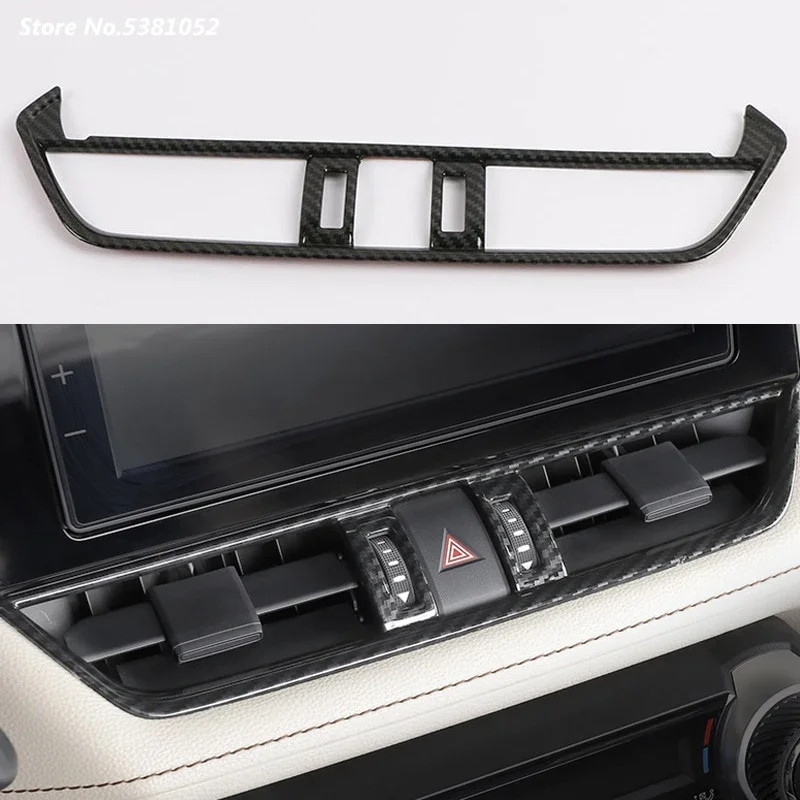 

Center AC Outlet Trim for Toyota RAV4 RAV-4 2020 2021 2022 Accessories 2019 Air Conditioner Vent Decoration Cover