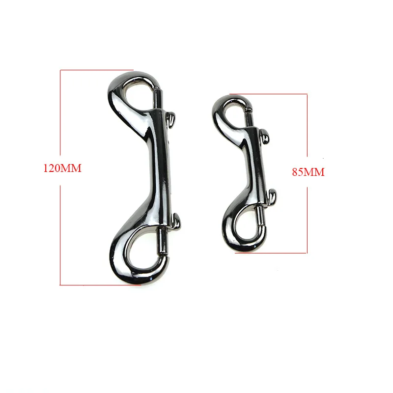 1 set di anelli per legare il cavallo in acciaio inossidabile, dispositivo per allenamento, sicurezza del cavallo, rilascio della corda incrociata, parti equestri, attrezzatura per l'allenamento del cavallo