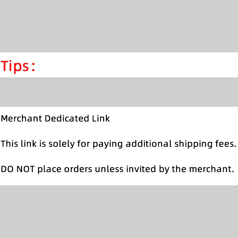 ‌Merchant Dedicated Link‌.solely for paying additional shipping fees‌.DO NOT place orders unless invited by the merchant