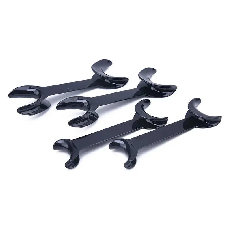 8PCS Dental Lip and Cheek Retractor Mouth Opener Orthodontic Intraoral Clear Extended Handle Tool