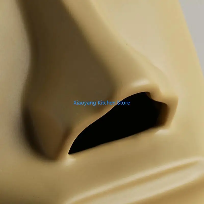 69HC for Creative Paper Holder Easter Island Moai Tissue Box Stone Statue Figure Moai