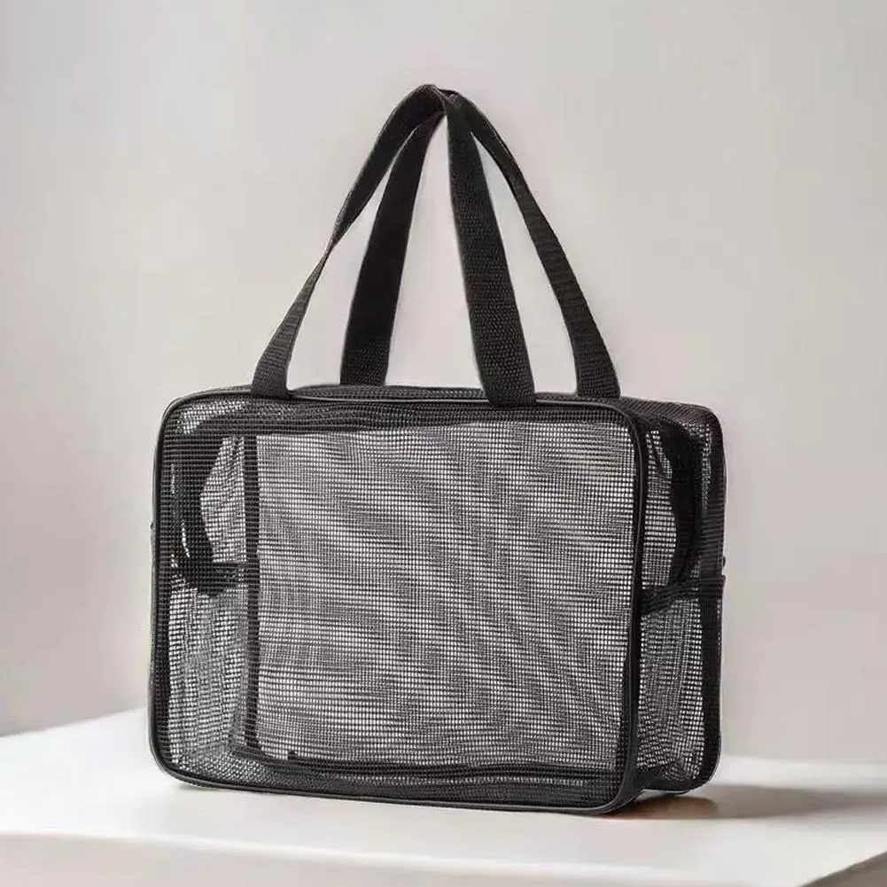 Men's Mesh Dopp Kit | Ventilated Toiletry Bag for Gym Shower & Travel | Water-Resistant Hanging Organizer | Large Pocket