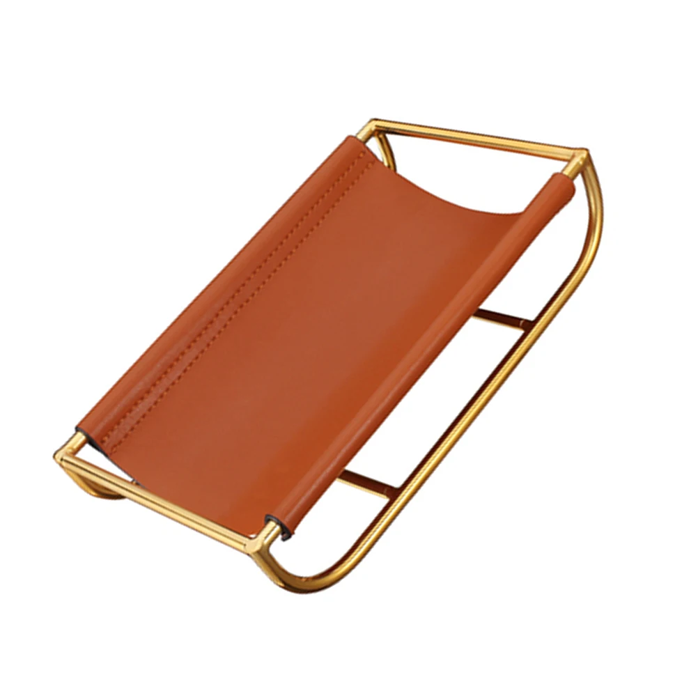 

Keys Storage Ornaments Phone Holder Rack Tray Decorate Chic Shelf Orange Nordic Style Organizer Man