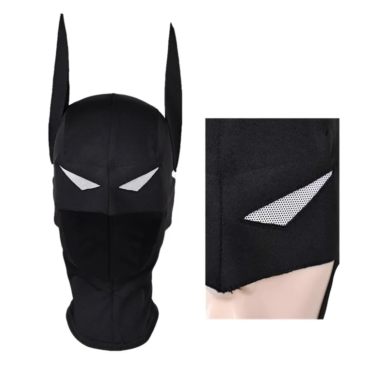 Volwassen Vermomming Bruce Cosplay Wayne Hoed Masker Film Superheld Mannen Hoofddeksels Halloween Carnaval Kostuum Prop