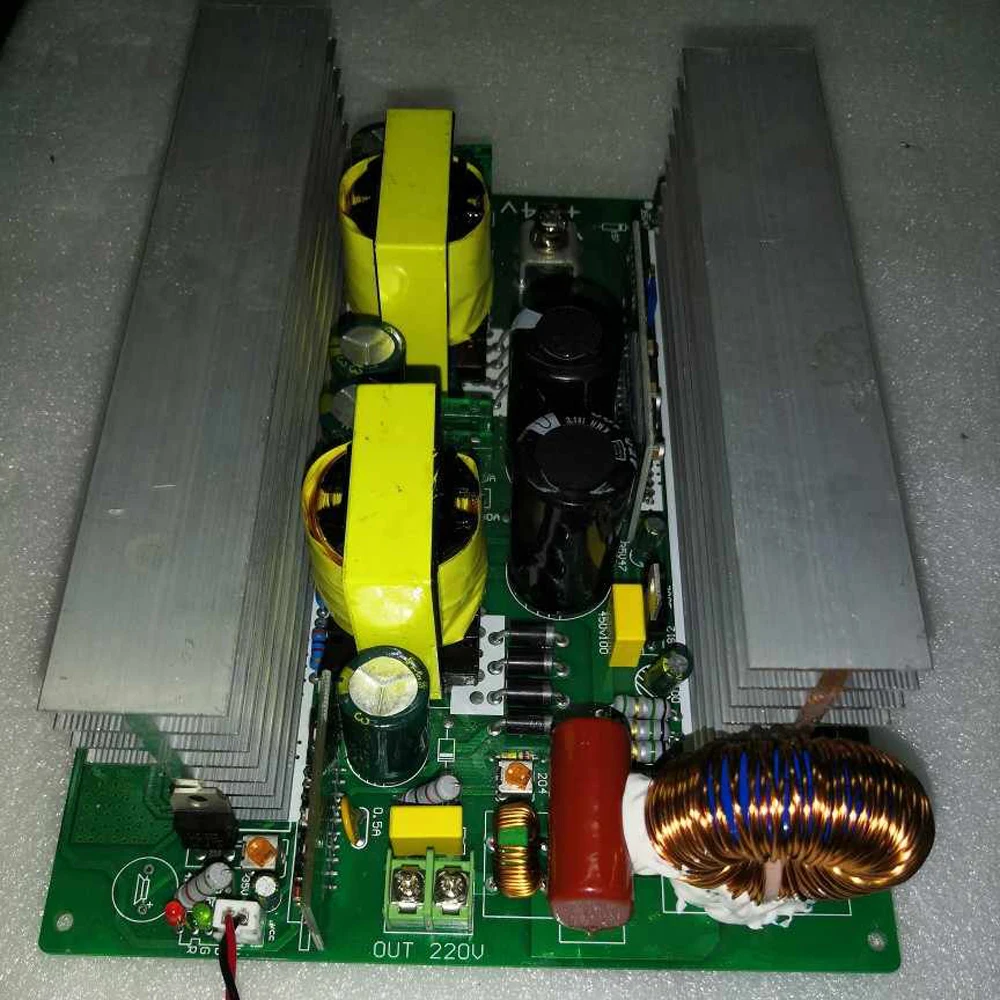 2000W Zuivere Sinus Omvormer Board 24V Naar 220V Omvormer Printplaat Driver Module DC-AC Power Converter Step-Up Boost Module