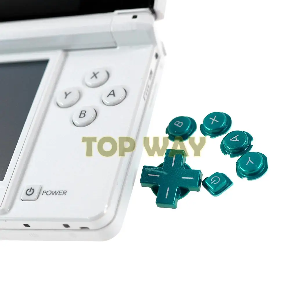 5 Juegos de alta calidad para Nintendo 3DS ABXY botón con reemplazo de botón de dirección cruzada para 3DS A B X Y