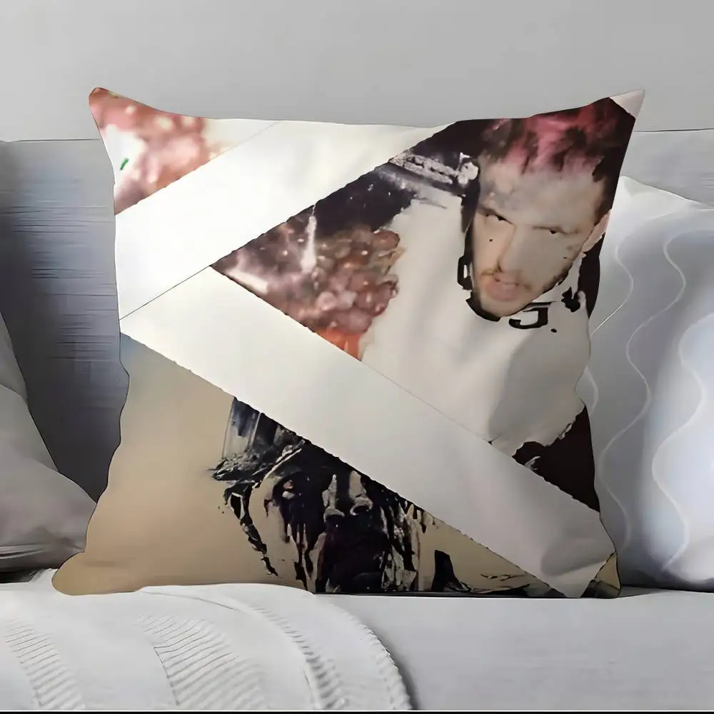 الهيب هوب موسيقى مغني الراب L-Lil P-الزقزقة كيس وسادة الترا لينة الجلد ودية النسيج سحابة مثل الراحة وسحاب مخفي