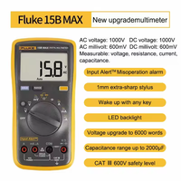 Fluke 15B MAX/17B MAX/18B+ digital multimeter, AC/DC voltage, current, resistance, frequency tester, electrician testing tool