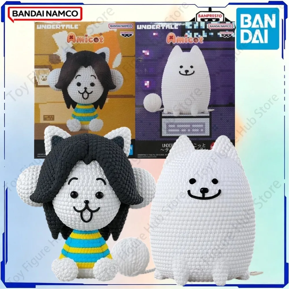 BANDAI Banpresto Oficial Genuine in Stock Figures Amicot UNDERTALE Temmie Annoying Dog Anime Model Toy Original Box Gifts