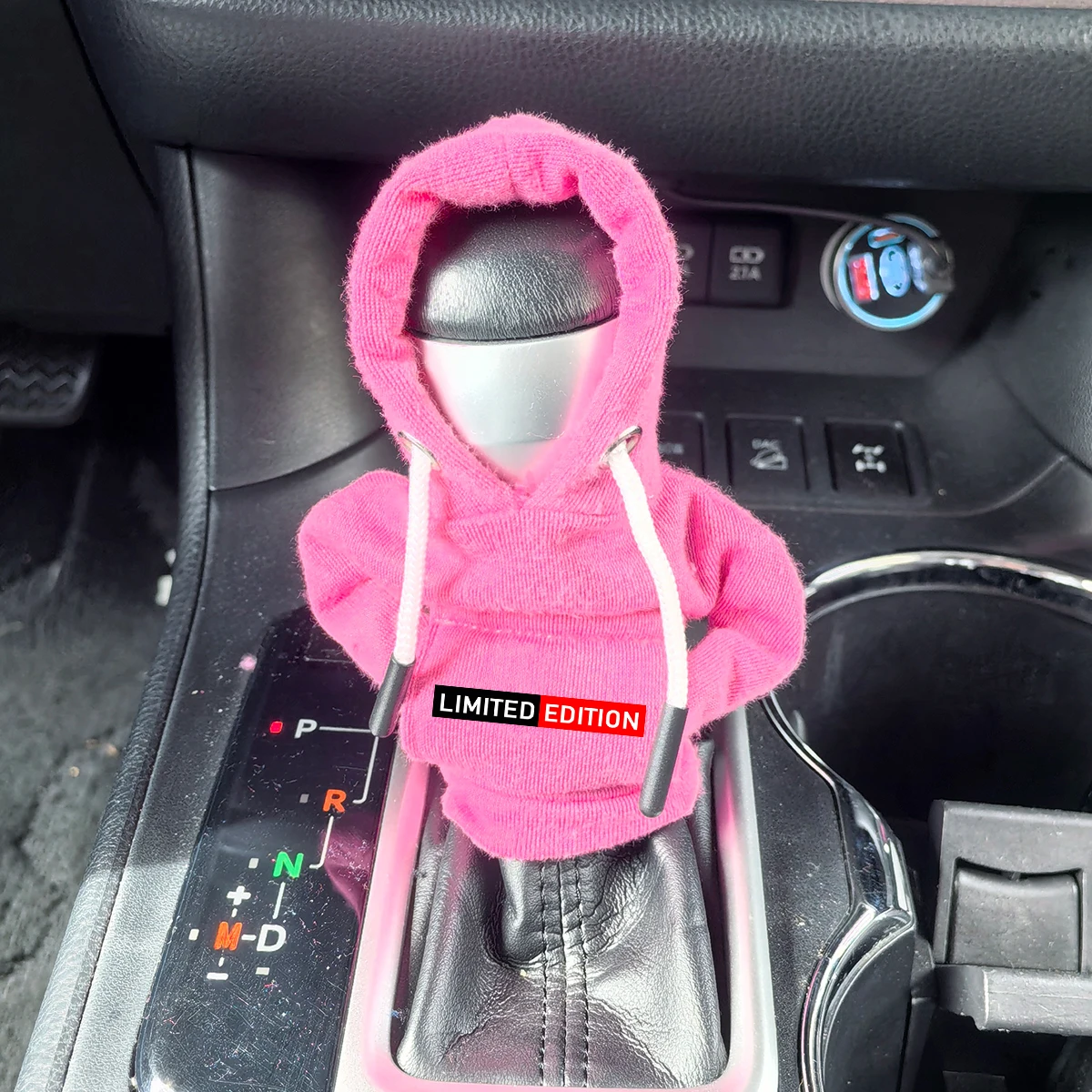 1pc Car Gear Shift Knob Cover Hoodie Sweatshirt Gear Stick Cover For Toyota Lexus Nissan For Chevrolet Hyundai KIA